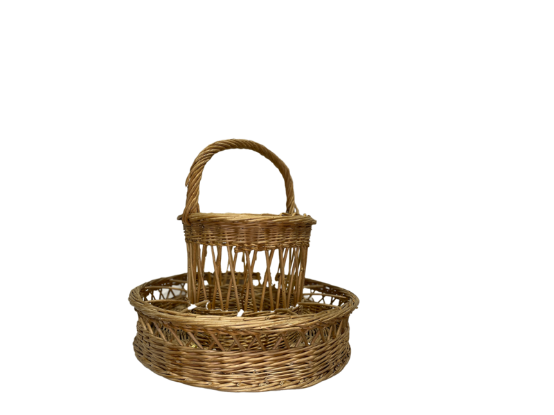 PACI - Porte bouteille en rotin