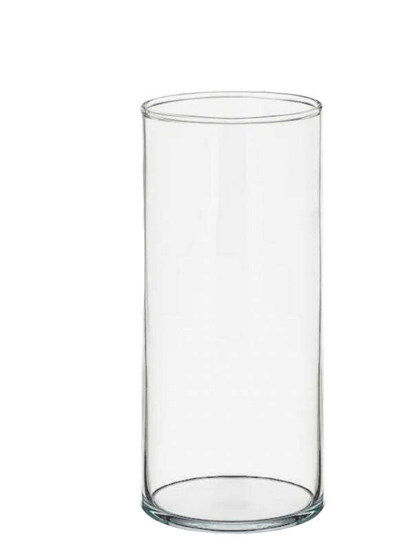 CYLIA 2-  photophore vase  cylindrique 23 cm x  10 cm
