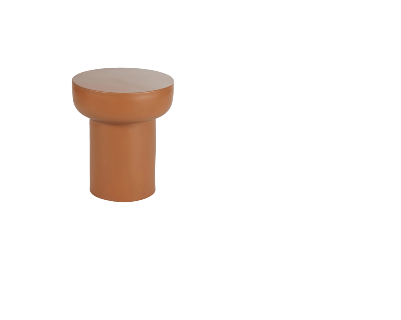 SABALINA -  Sellette en  métal terracotta (Uniquement disponible à la location)