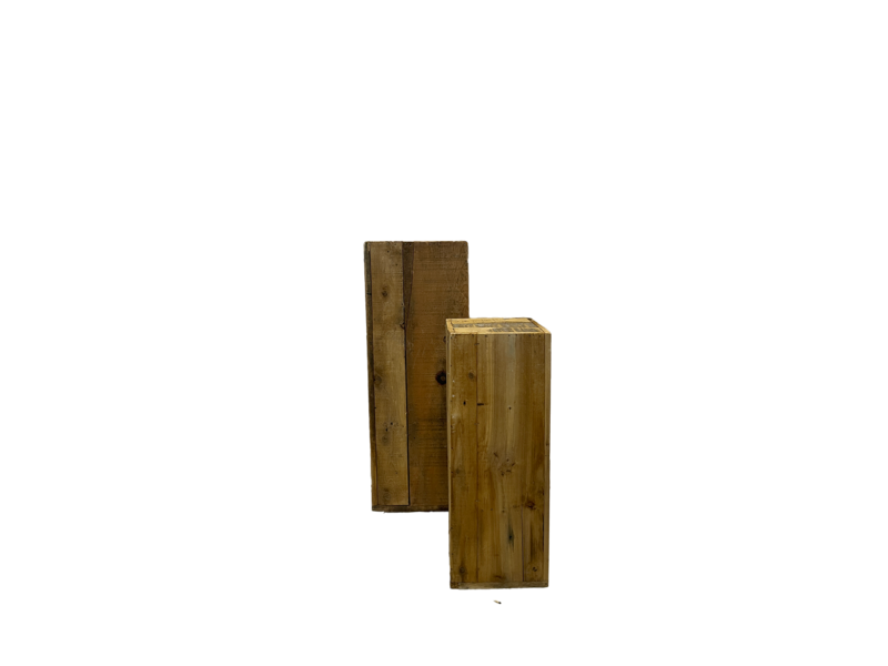 RAÏTA - sellette en bois - Lot de 2