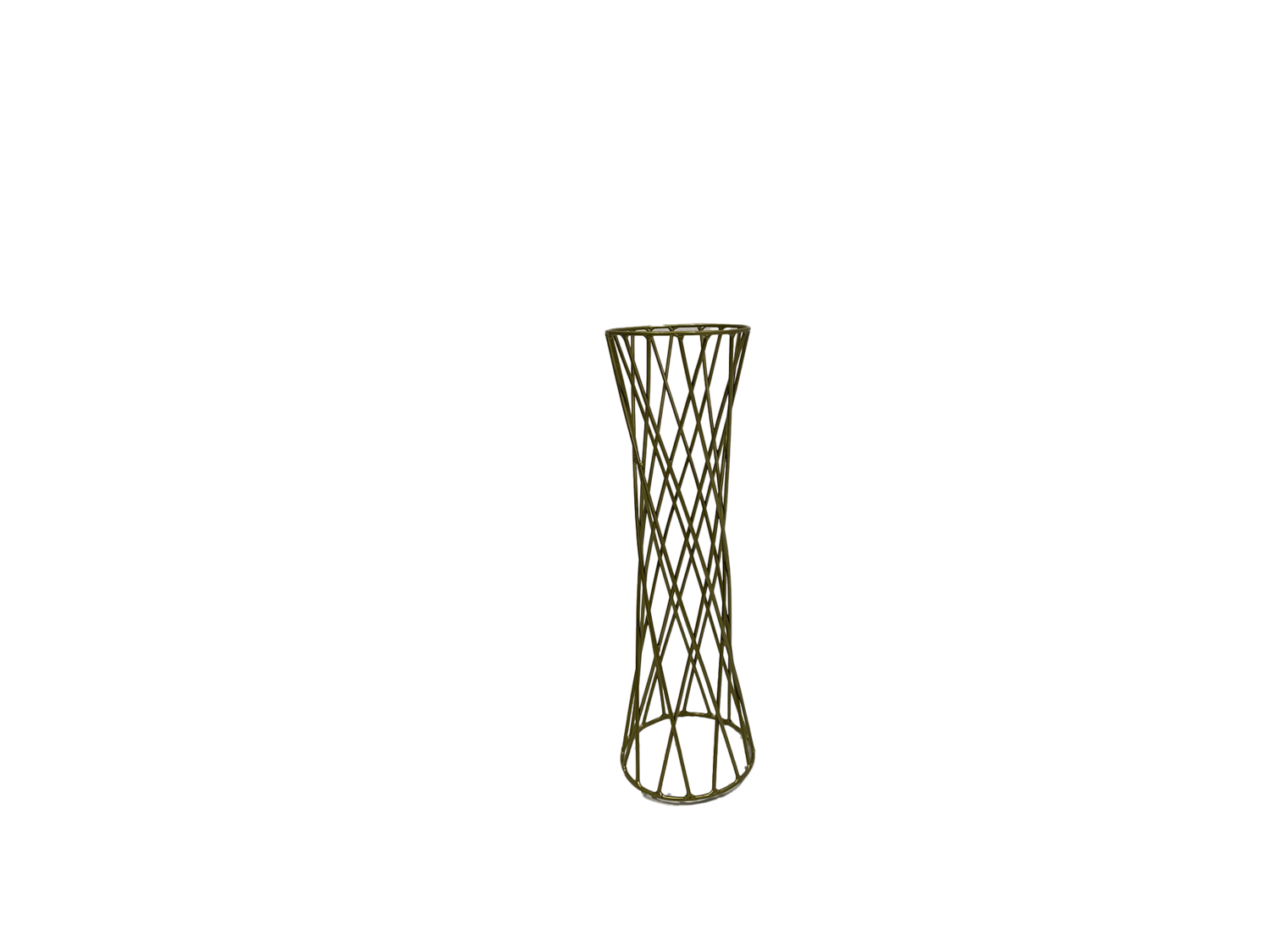 TORNA -  Sellette/colonne en métal doré 70 cm (Uniquement disponible à la location)