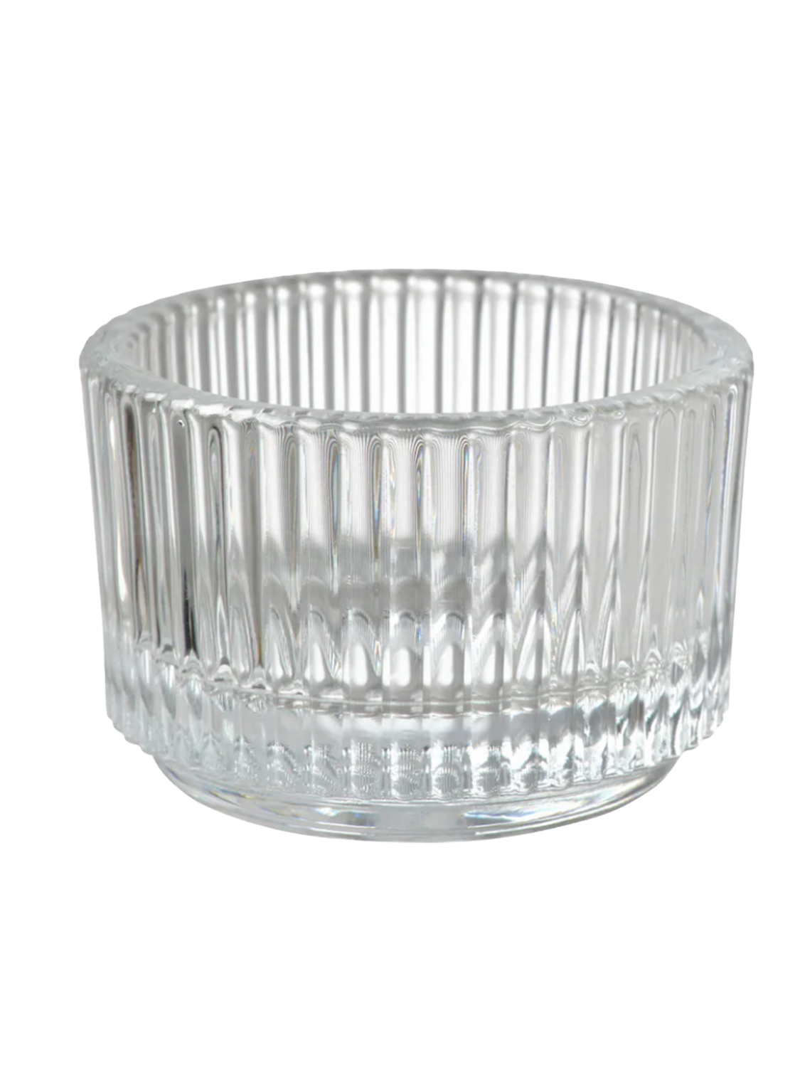 STABAR - Petit photophore en verre strié