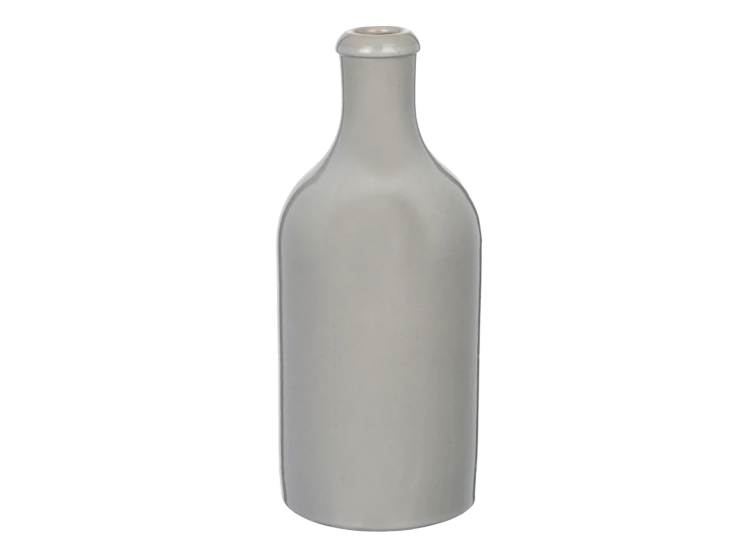 VARANA bouteille blanche en grès - (Uniquement disponible à la location)