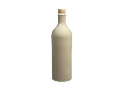 VARTA bouteille blanche en grès - (Uniquement disponible à la location)