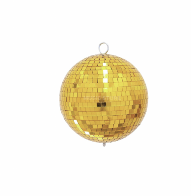 DISCO D 20 - Boule à facette dorée 20 cm