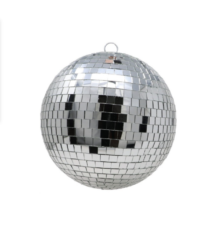 DISCO A 30 - Boule à facette argentée  30 cm