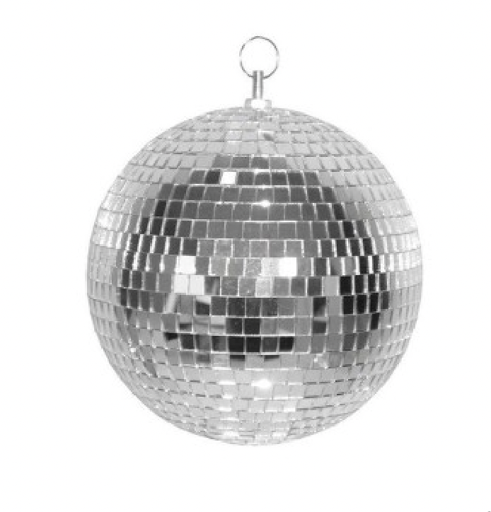 DISCO A 20 - Boule à facette argentée 20 cm