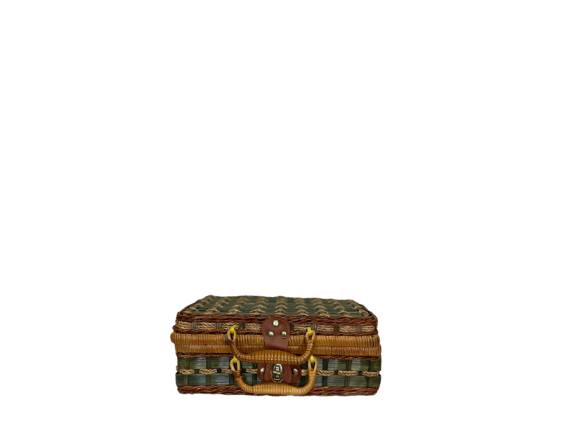 VALI 5- Petite valise en rotin