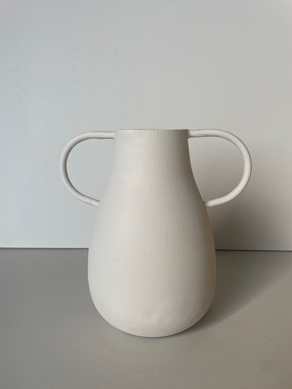 GUNI 1 blanc - vase amphore