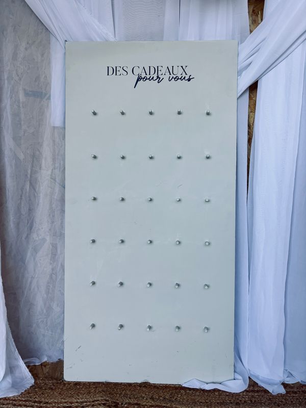 Panneau Donuts ou cadeaux invités