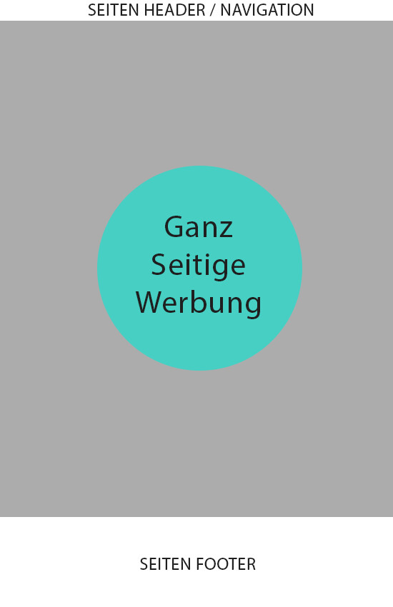 Ganz Seitige Werbung