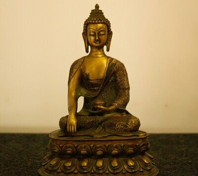 Buddha Feuervergoldet