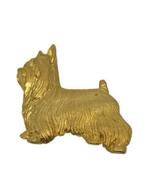 Broche de oro Sylkie Terrier