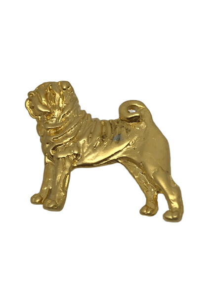 Broche de oro Sharpei