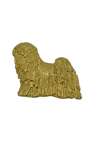 Broche de oro Puli