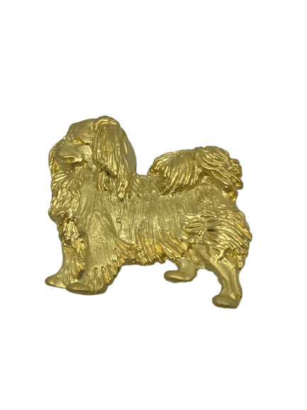 Broche de oro Papillon