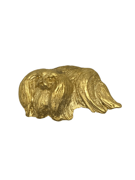 Broche de oro Pekines