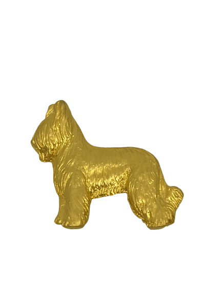 Broche de oro Pastor de Brie