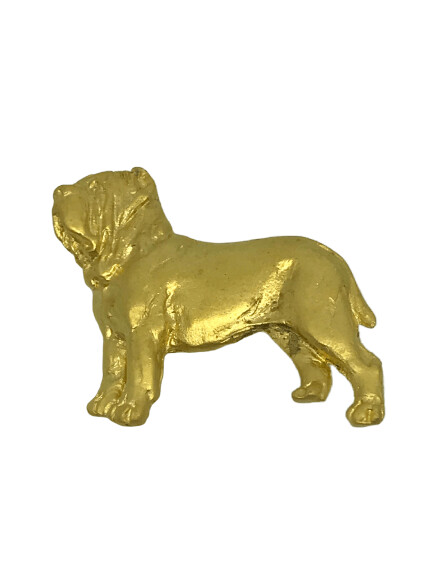 Broche de oro Mastin Napolitano