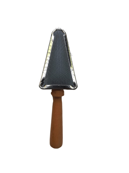 Carda triangular para perros