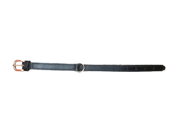 Collar piel negro london