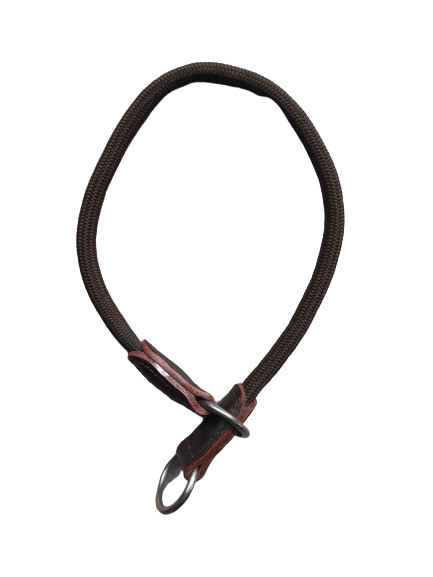 Collar nylon ahogo marrón