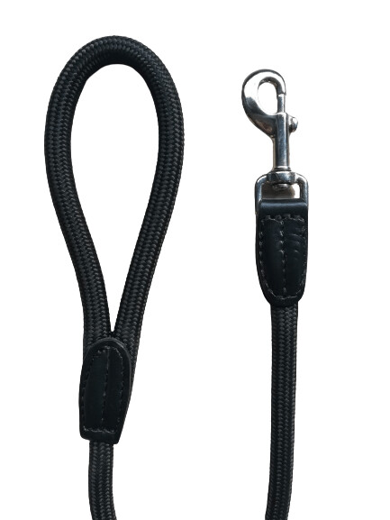 Correa nylon redonda negra