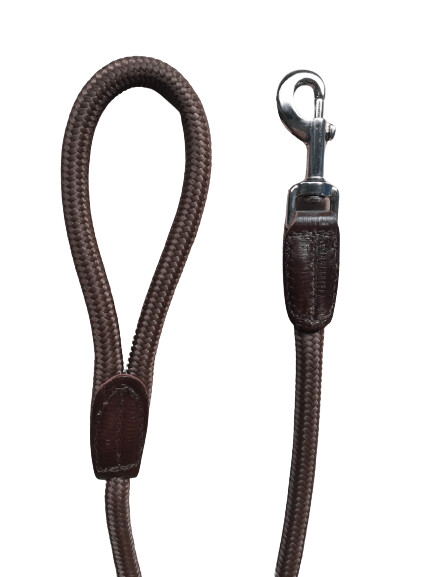 Correa nylon redonda marrón