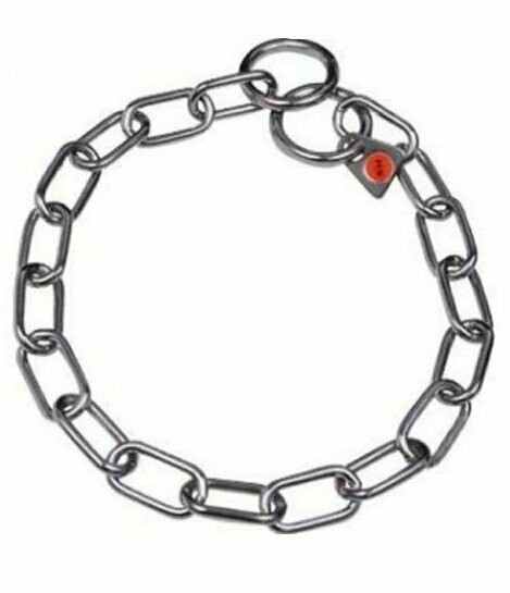Collar ahogo inox eslabón grande​ corto