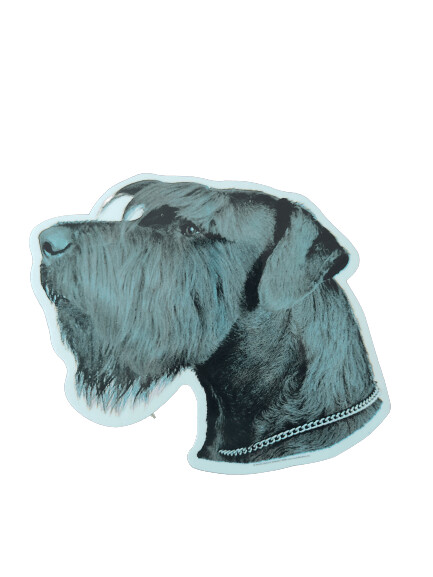 Schnauzer Gigante Pegatina