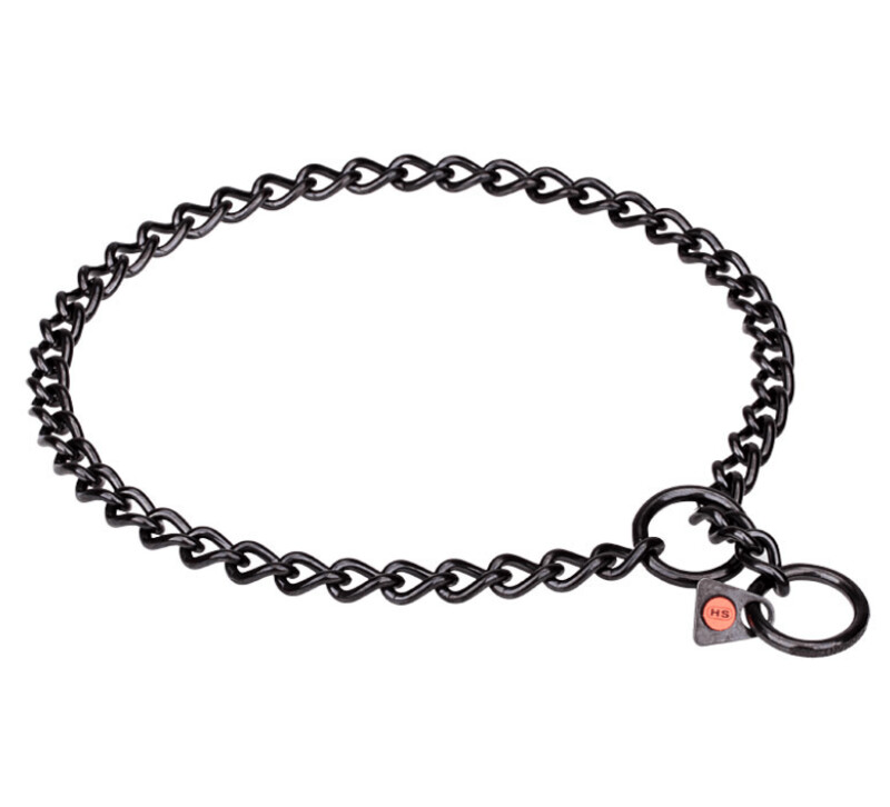 Collar fino acero inox negro
