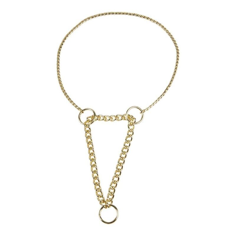 Collar semiahogo serpiente oro