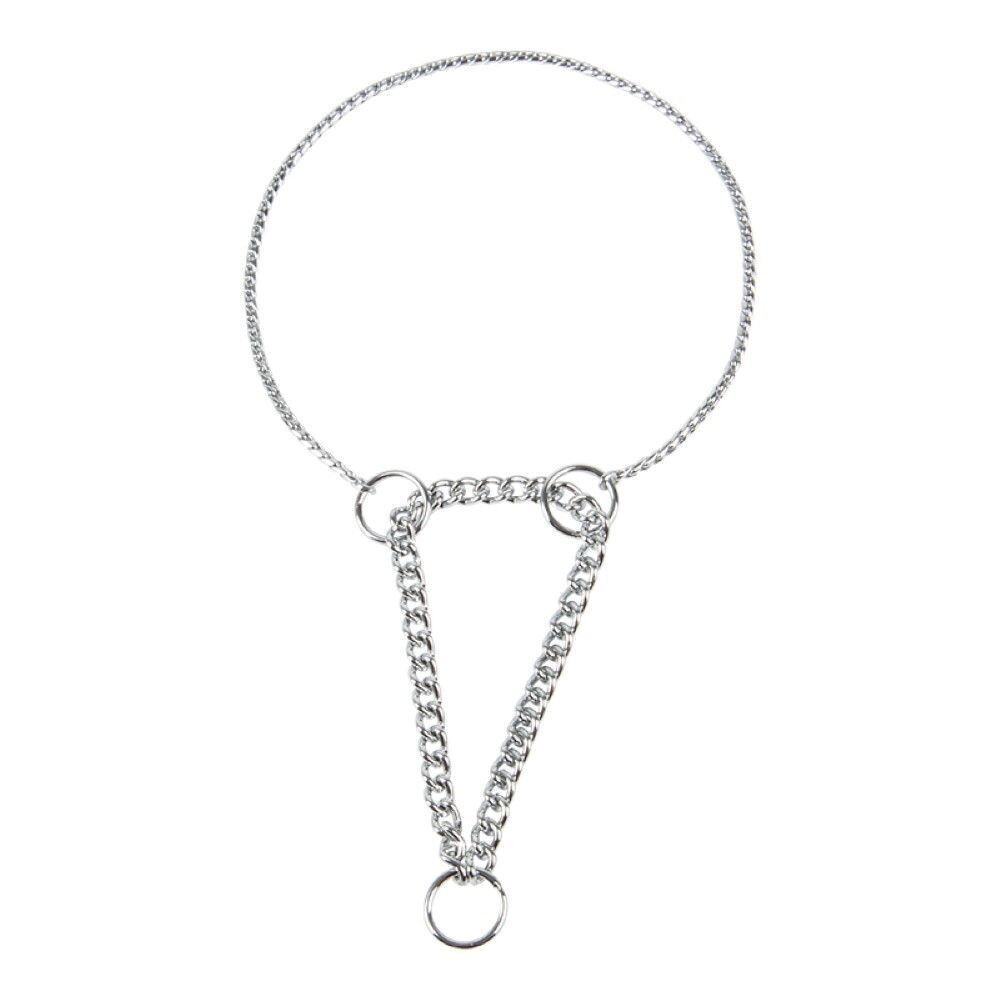Collar semiahogo serpiente plata