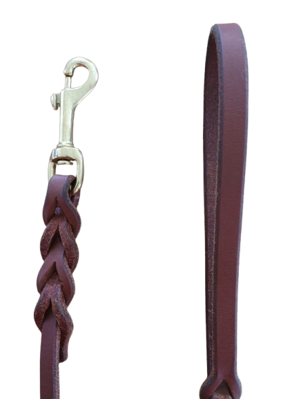 Correa piel marrón 1,5m