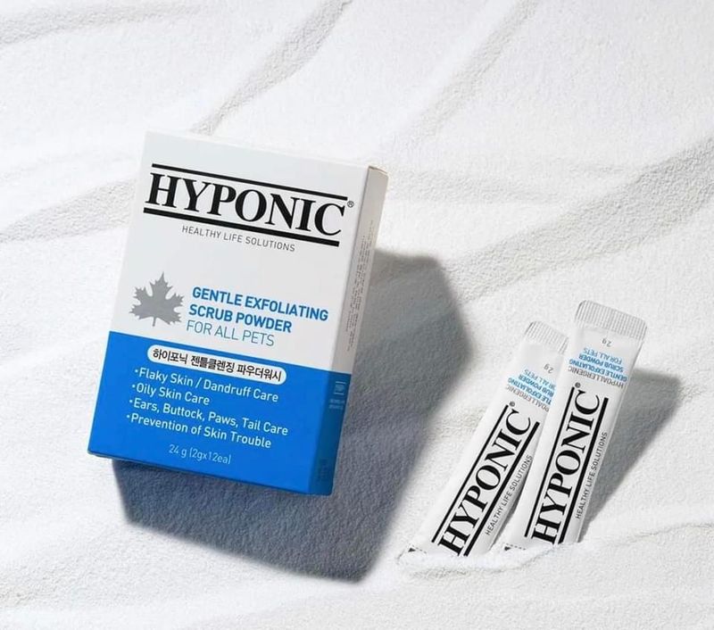 HYPONIC Champú dermatológico hipoalergénico en Polvo Scrub