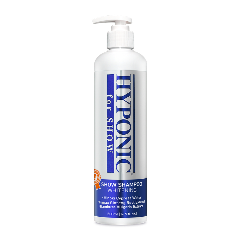 HYPONIC for SHOW DOGS Cypress Water Shampoo Whitening (Mantos blancos)