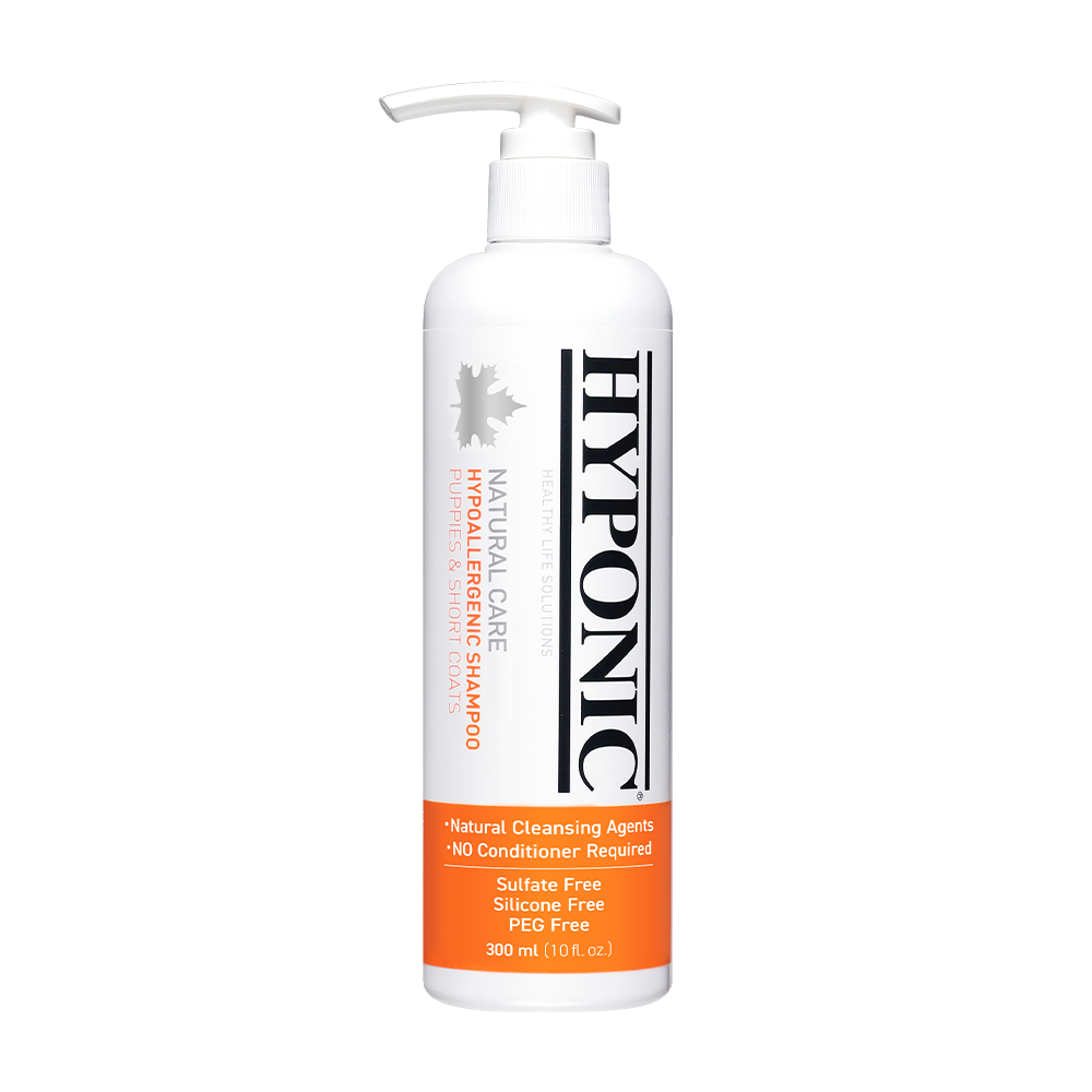 HYPONIC Hypoallergenic Shampoo para Cachorros y razas de pelo corto