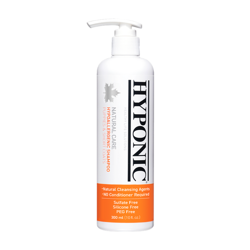 HYPONIC Hypoallergenic Shampoo para Cachorros y razas de pelo corto