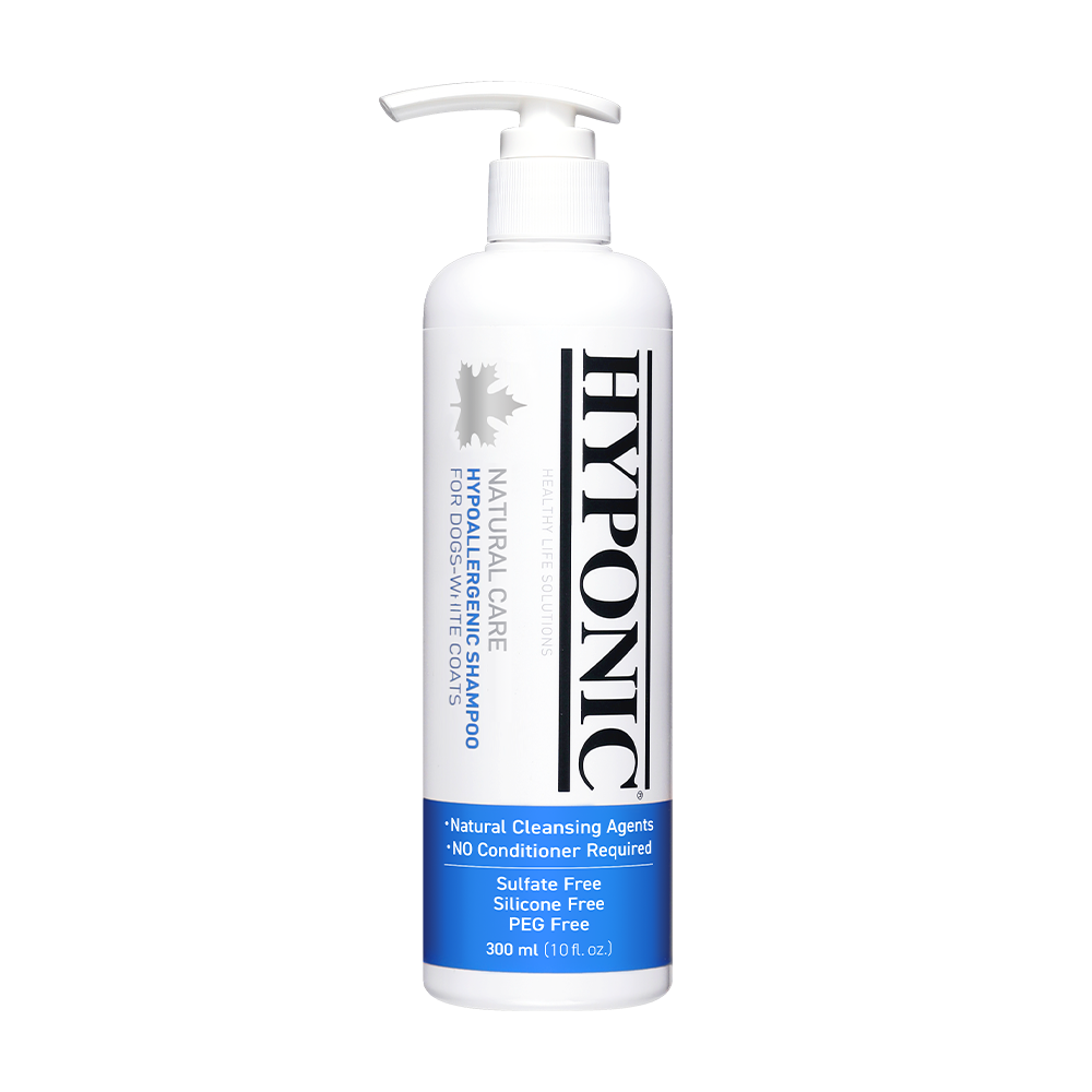 HYPONIC Hypoallergenic Shampoo para Mantos Blancos