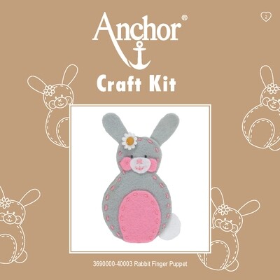 Anchor 1st Kit - Rabbit Finger Puppet