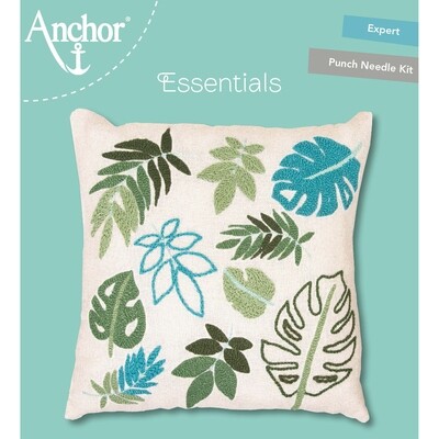Anchor Essentials Punch Needle Kit - Palm Leaf Cushion 40 x 40 cm