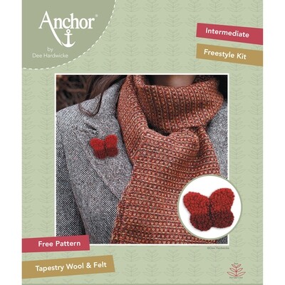 Anchor by Dee Hardwicke - Red Butterfly Freestyle Kit