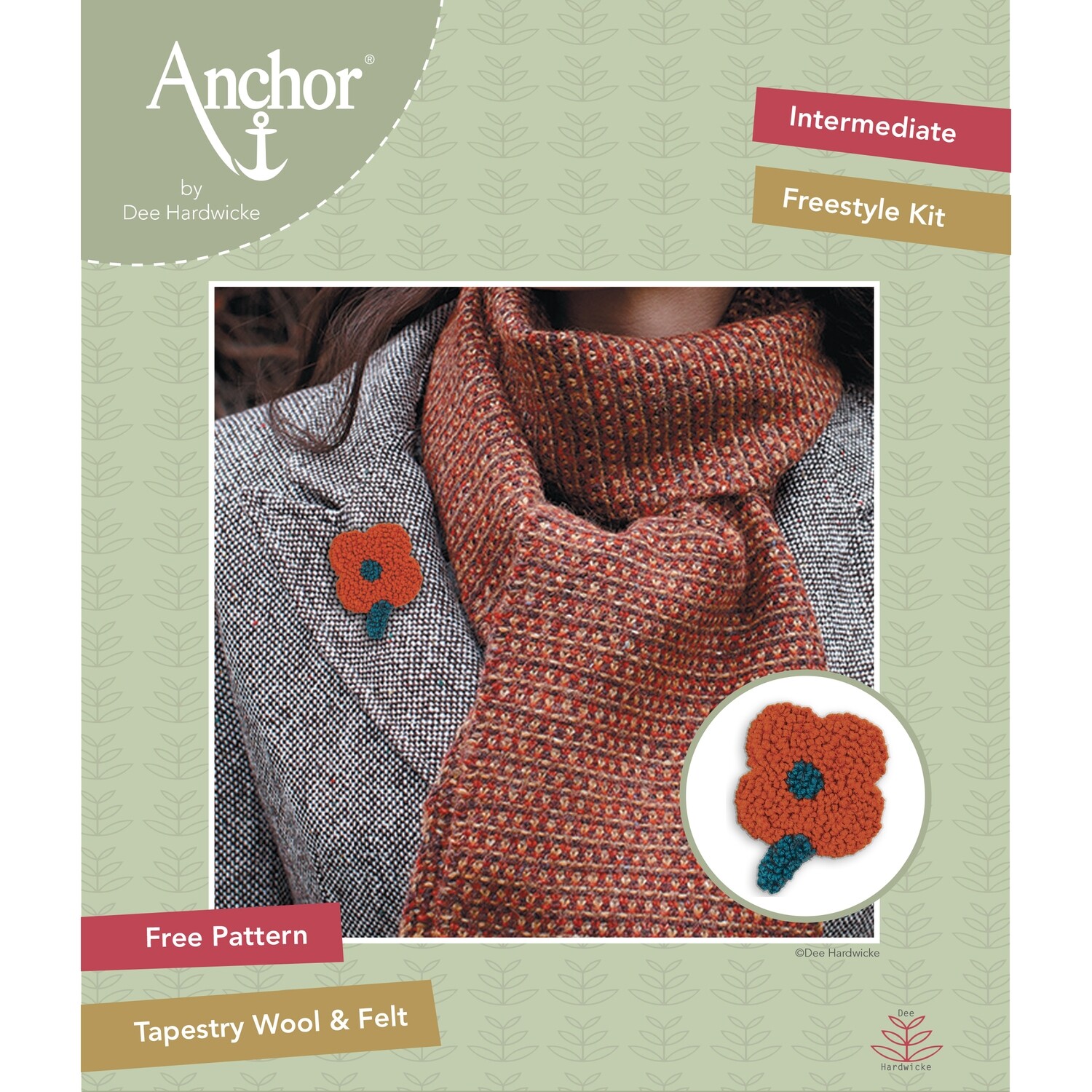 Anchor by Dee Hardwicke - Russet Flower Freestyle Kit