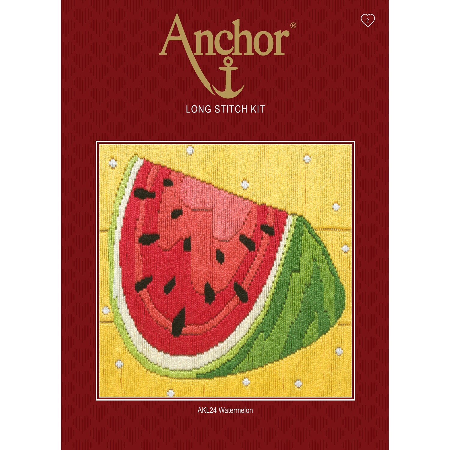 Anchor Starter Long Stitch Kit - Watermelon