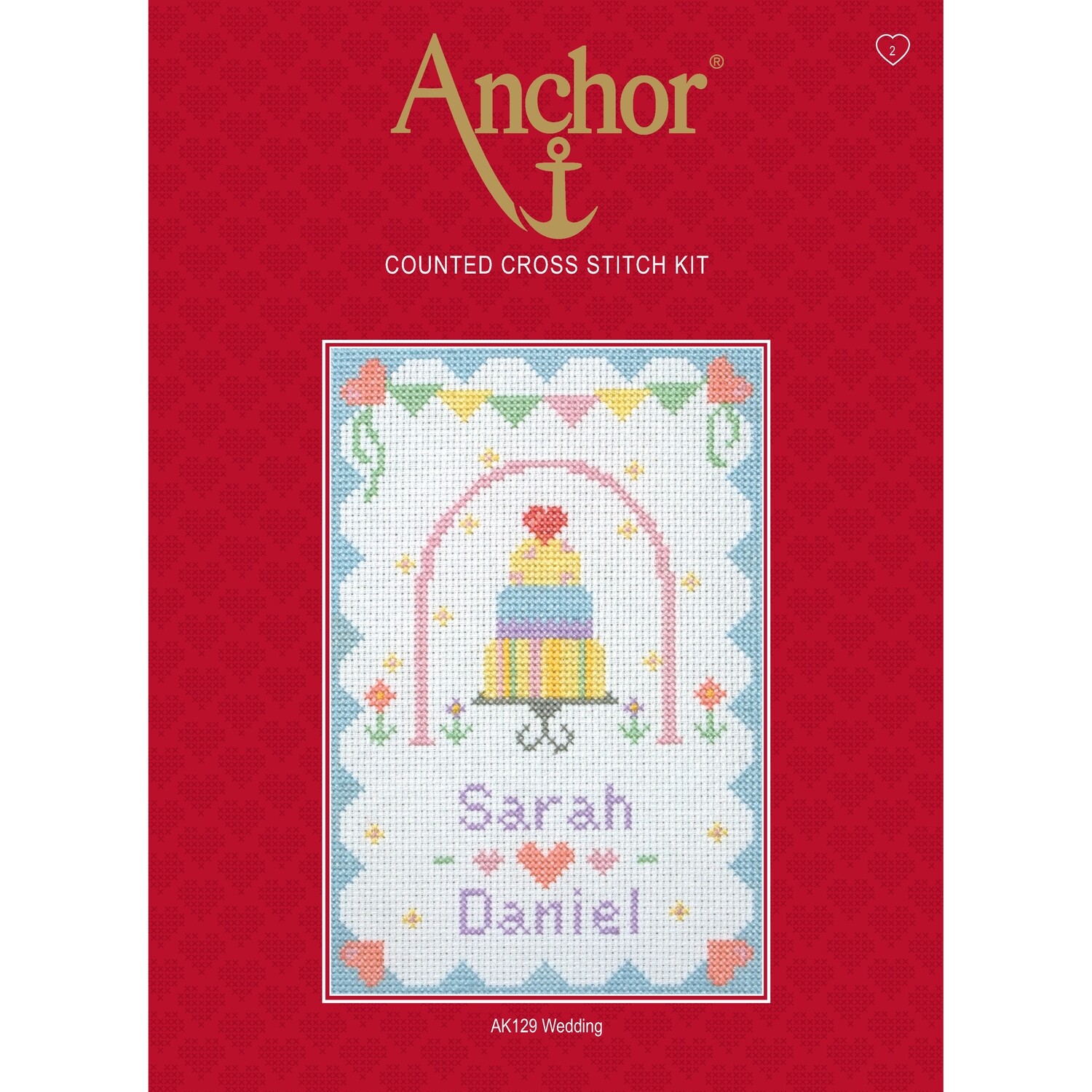 Anchor Starter Cross Stitch Kit - Wedding