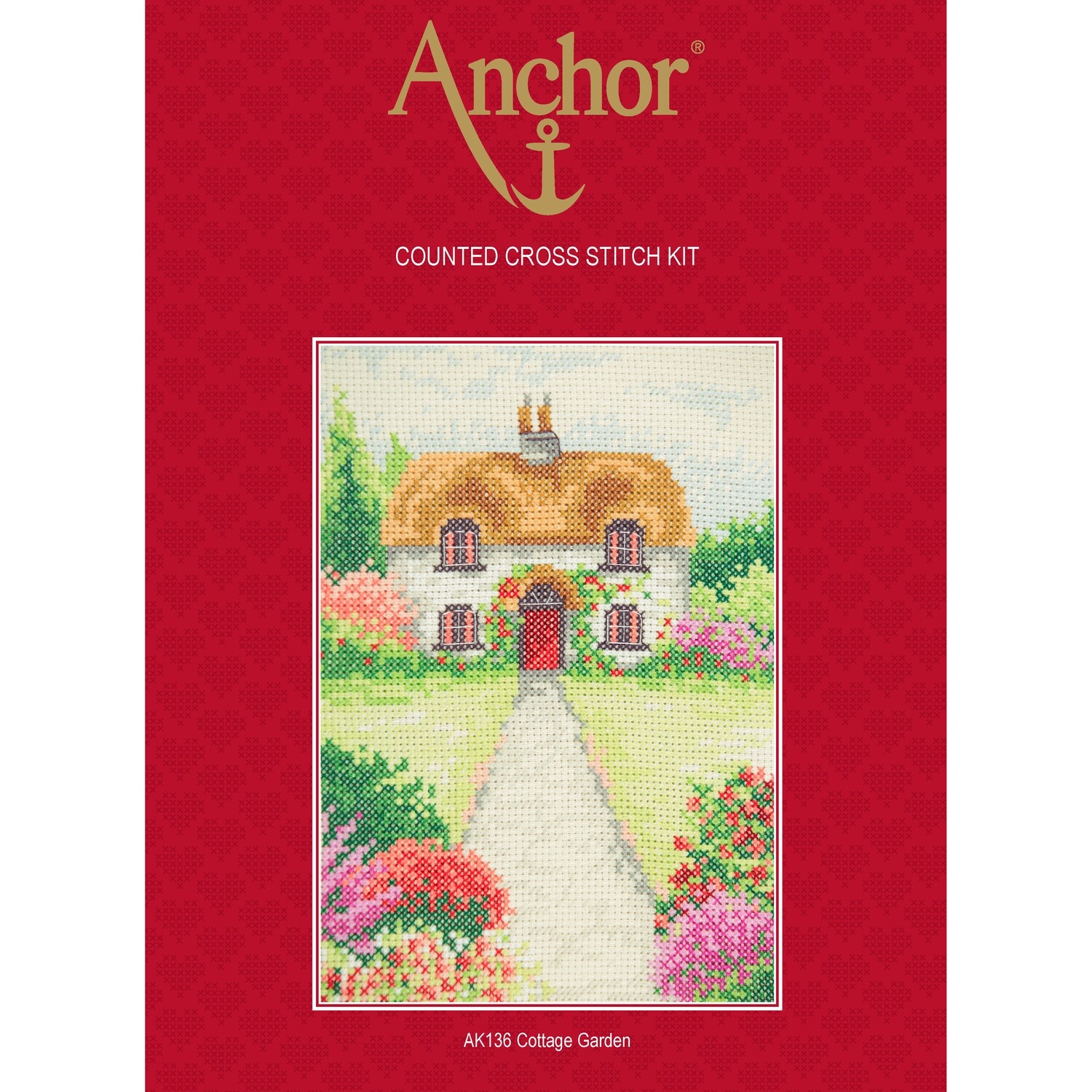 Anchor Starter Cross Stitch Kit - Cottage Garden