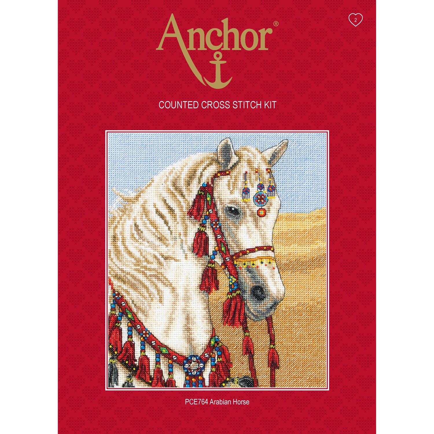 Anchor Essentials Cross Stitch Kit - Arabian Horse