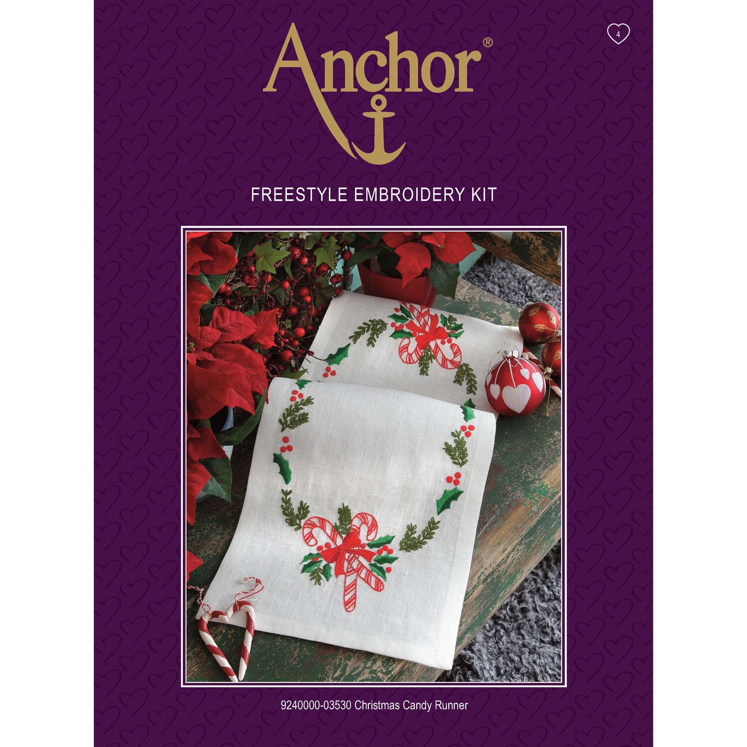 Anchor Essentials Freestyle Kit - Christmas Candy Runner