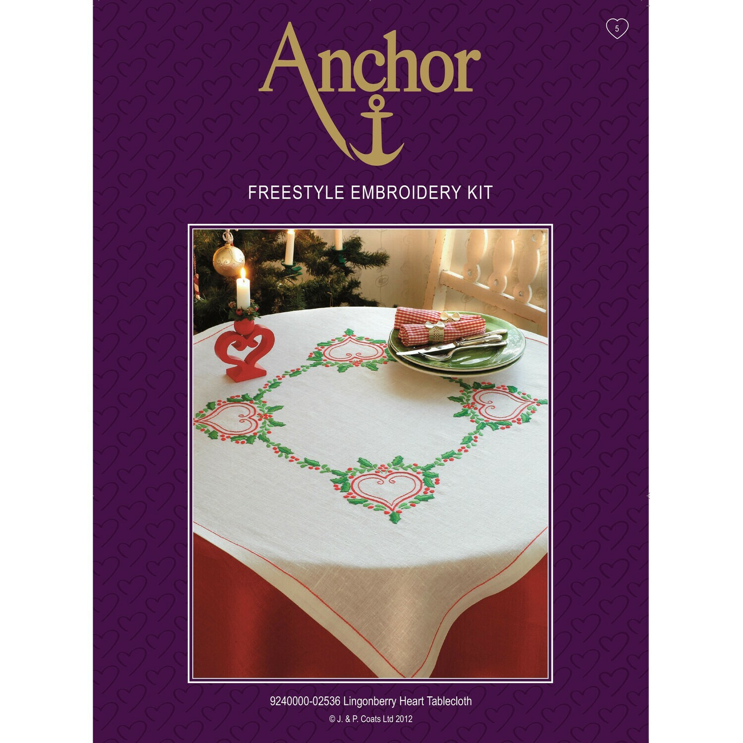Anchor Freestyle Kit - Lingonberry Tablecloth