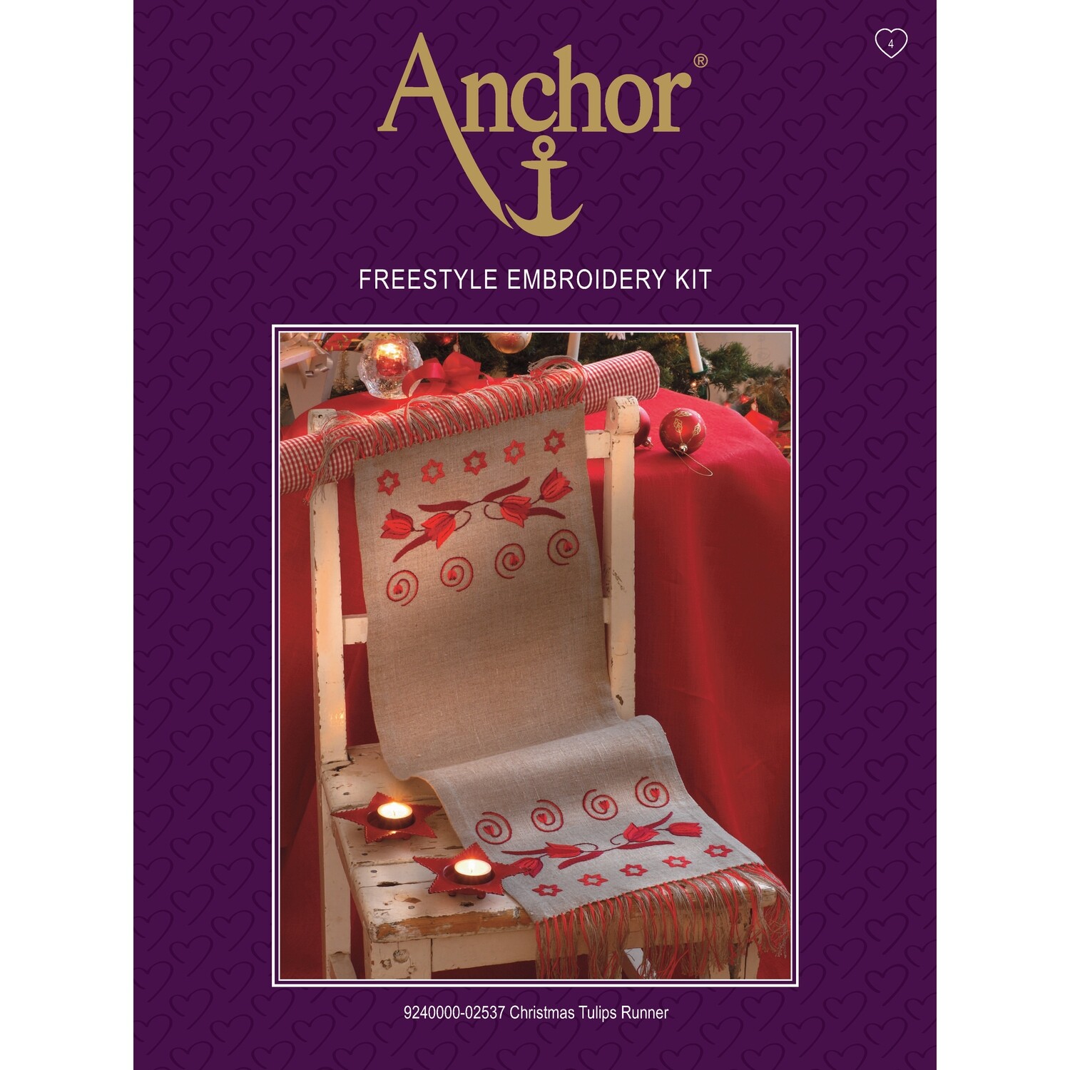 Anchor Essentials Freestyle Kit - Christmas Tulips Runner